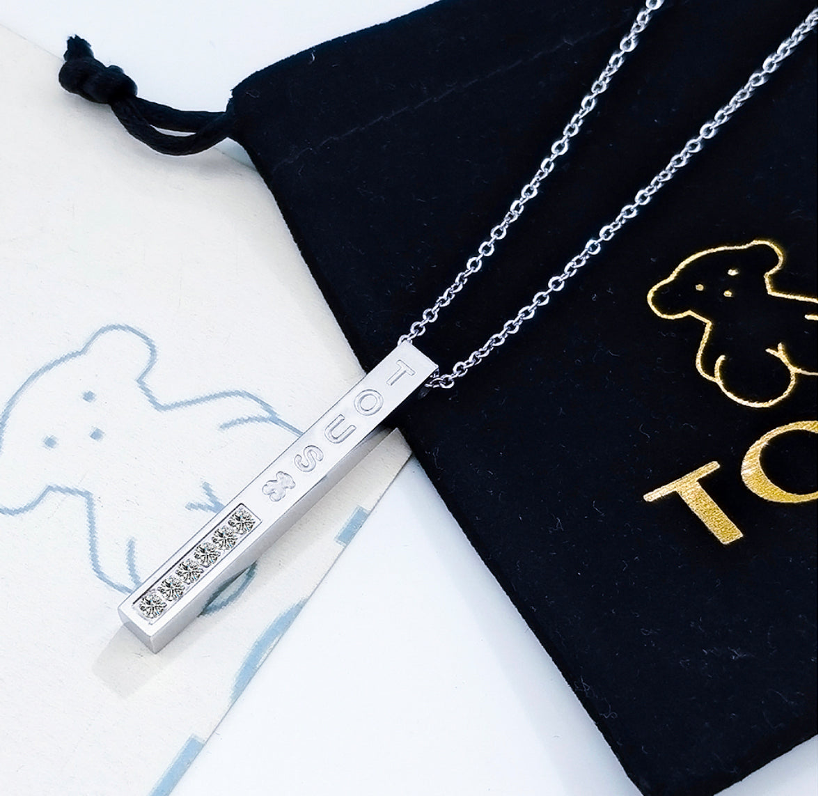 TOUS Bar Necklace