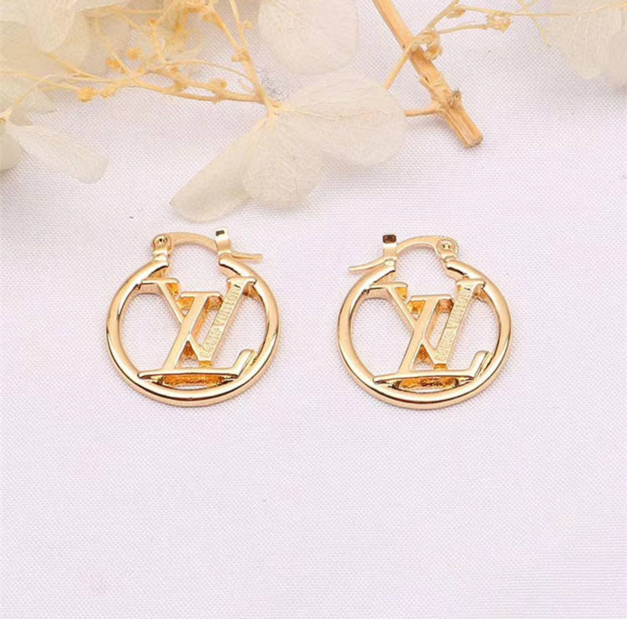 “ L.V Mini “ Hoop Earrings