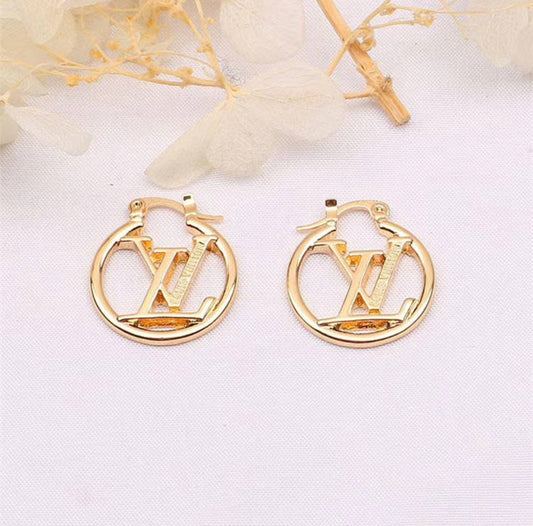 “ L.V Mini “ Hoop Earrings