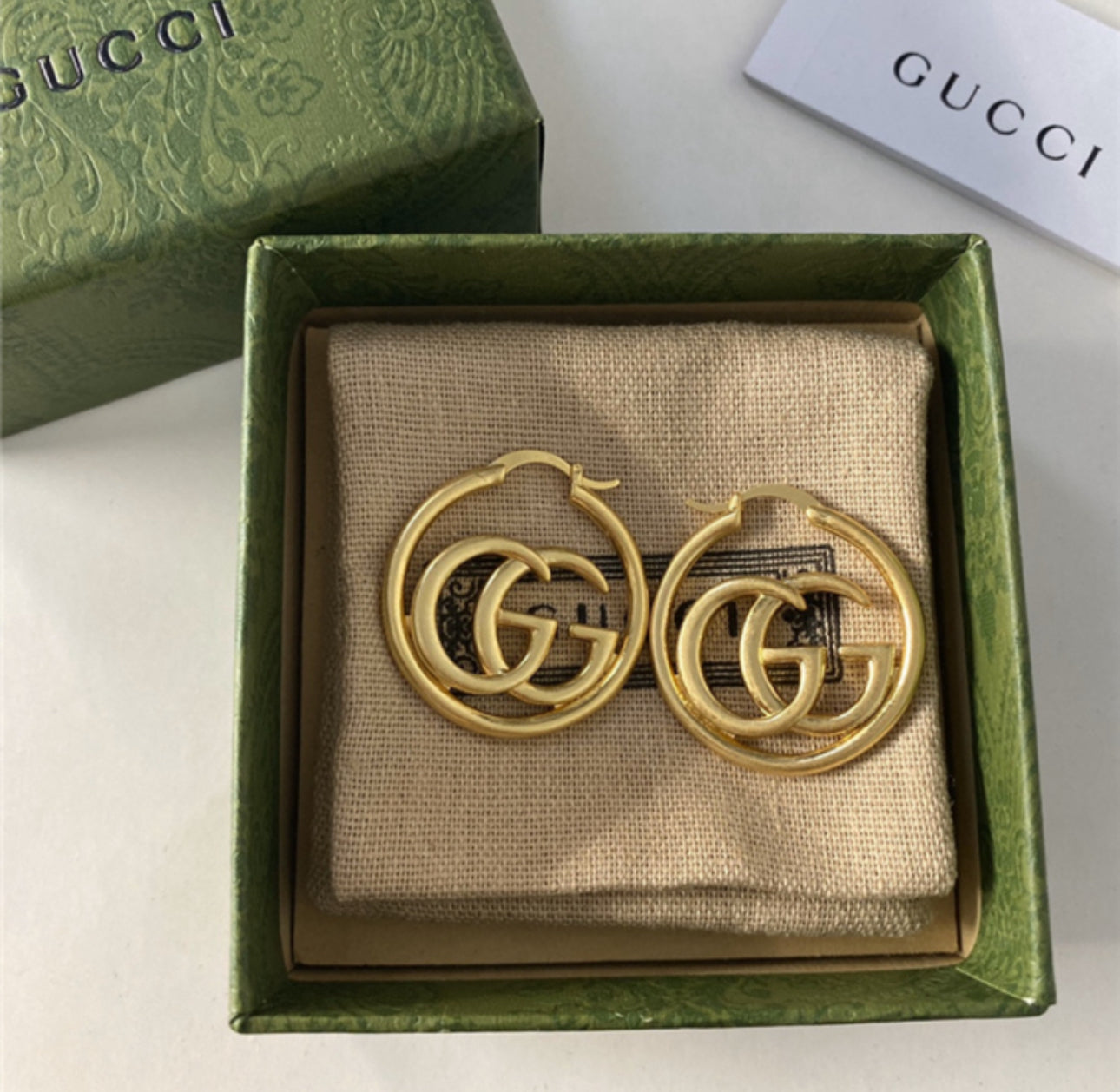 G.G Medium Hoop Earrings