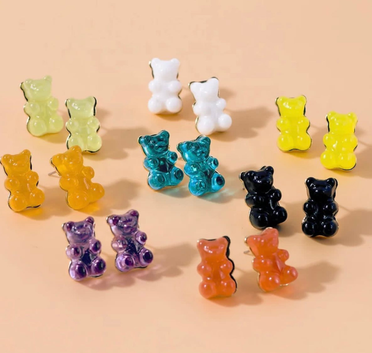 “ Gummy Bear “ Stud Earrings