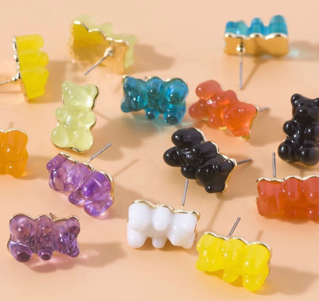 “ Gummy Bear “ Stud Earrings