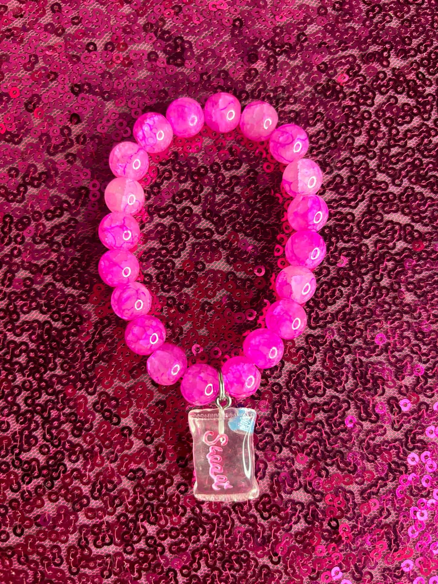 Candy Charm Beaded Bracelet