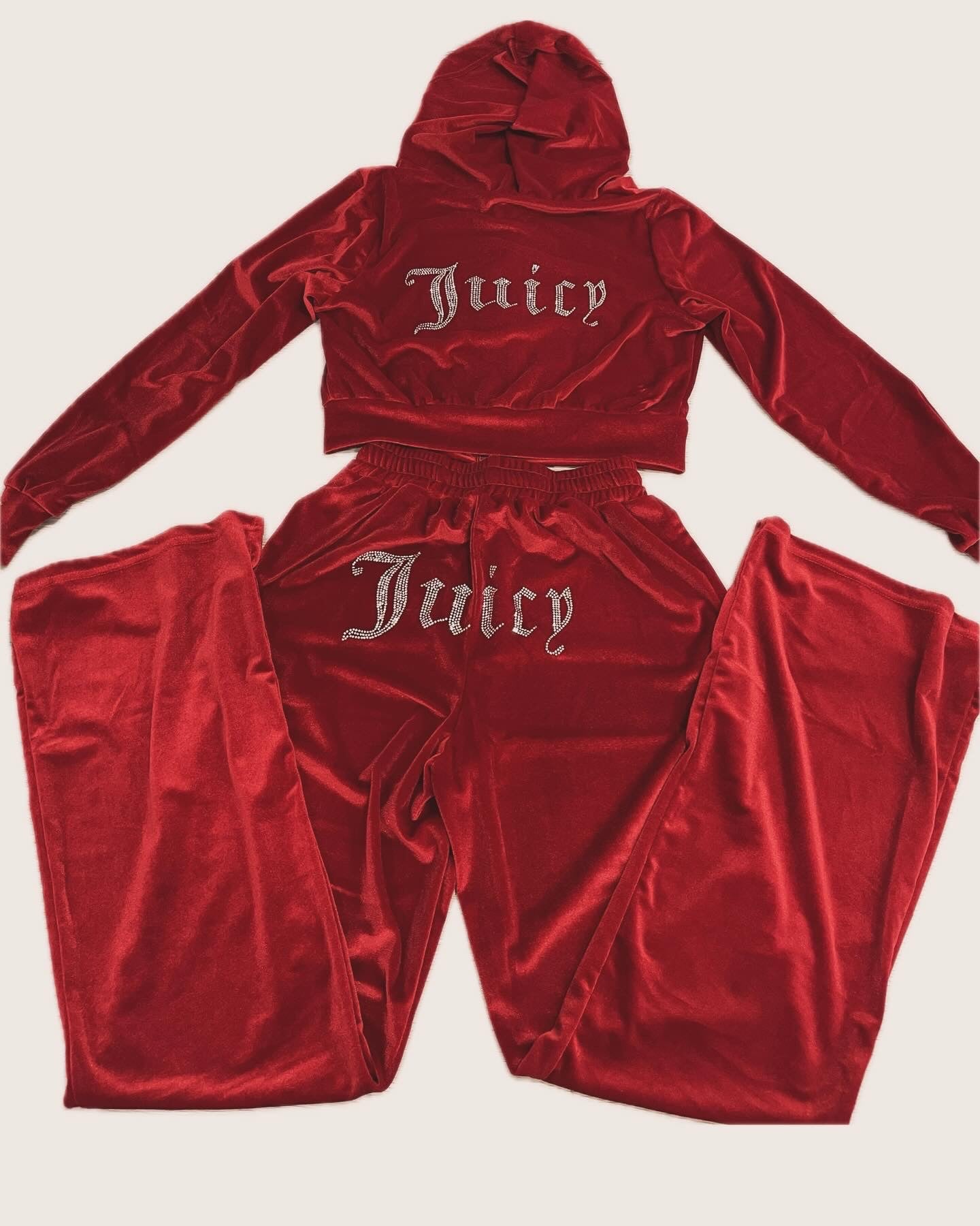 “ J.U.I.C.Y “ Velour Tracksuit Set