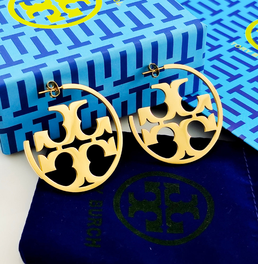 “ T.O.R.R.I “ hoop earrings