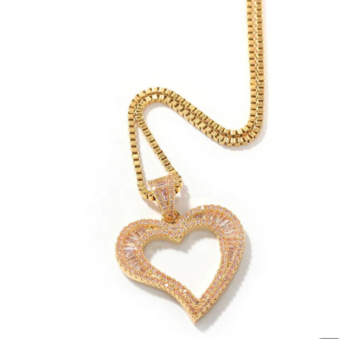 “ Heart on Ice” necklace