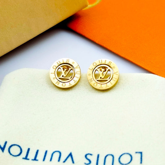 “ L. VUITTON “ stud earrings