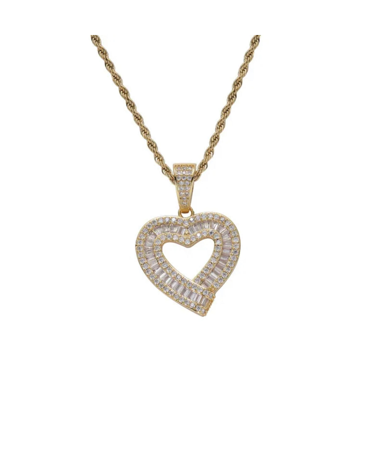 “ Heart on Ice” necklace