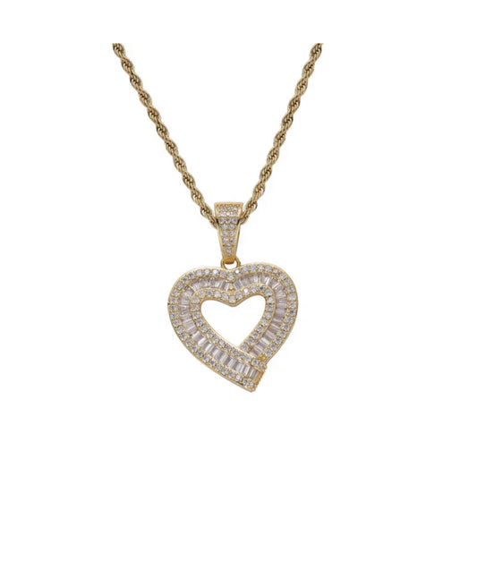 “ Heart on Ice” necklace