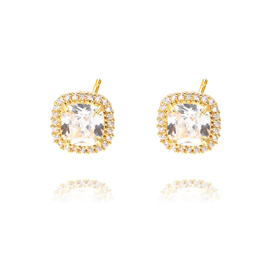 Diamond Square Studs