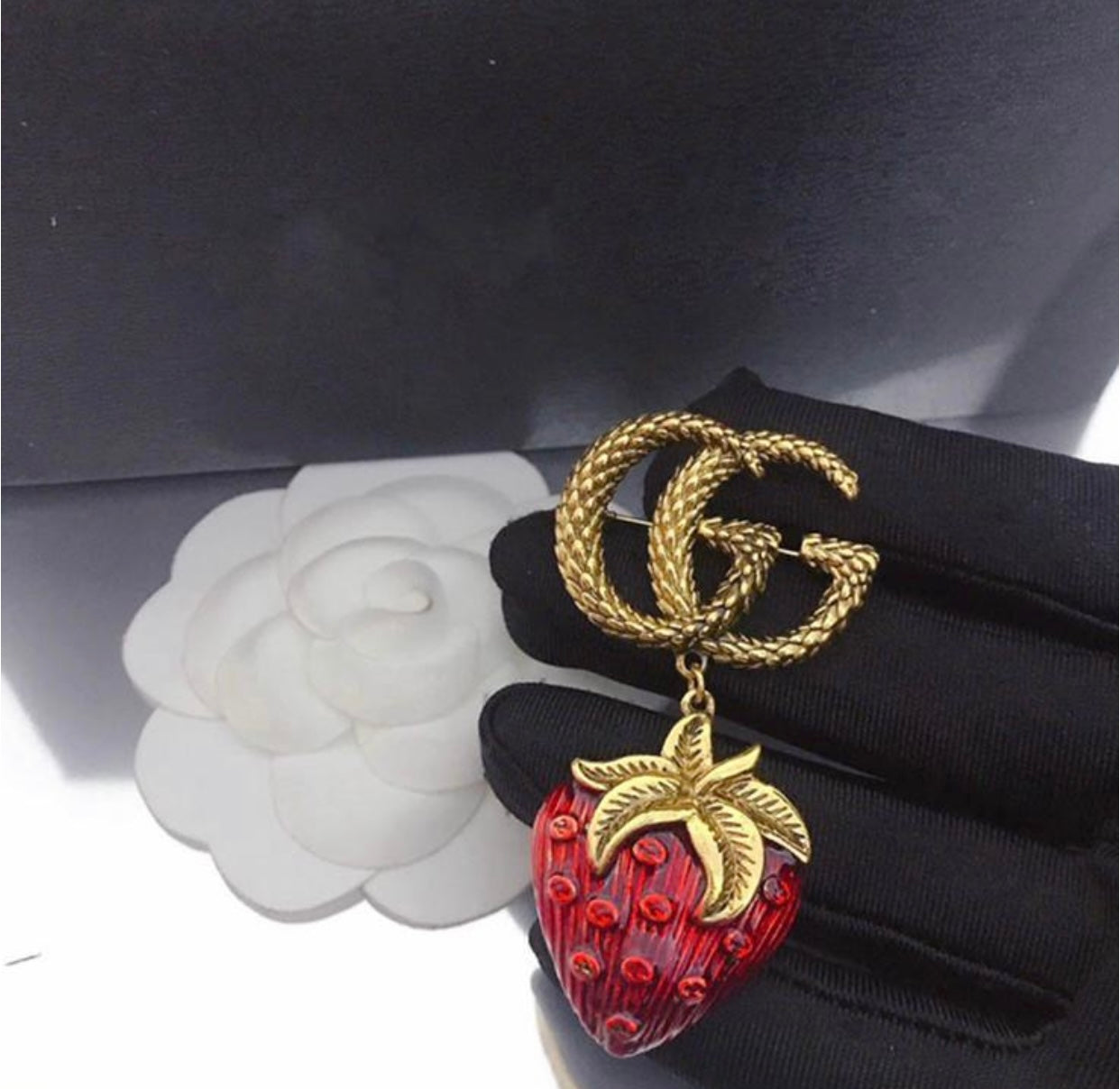 Gia Strawberry Earring Set