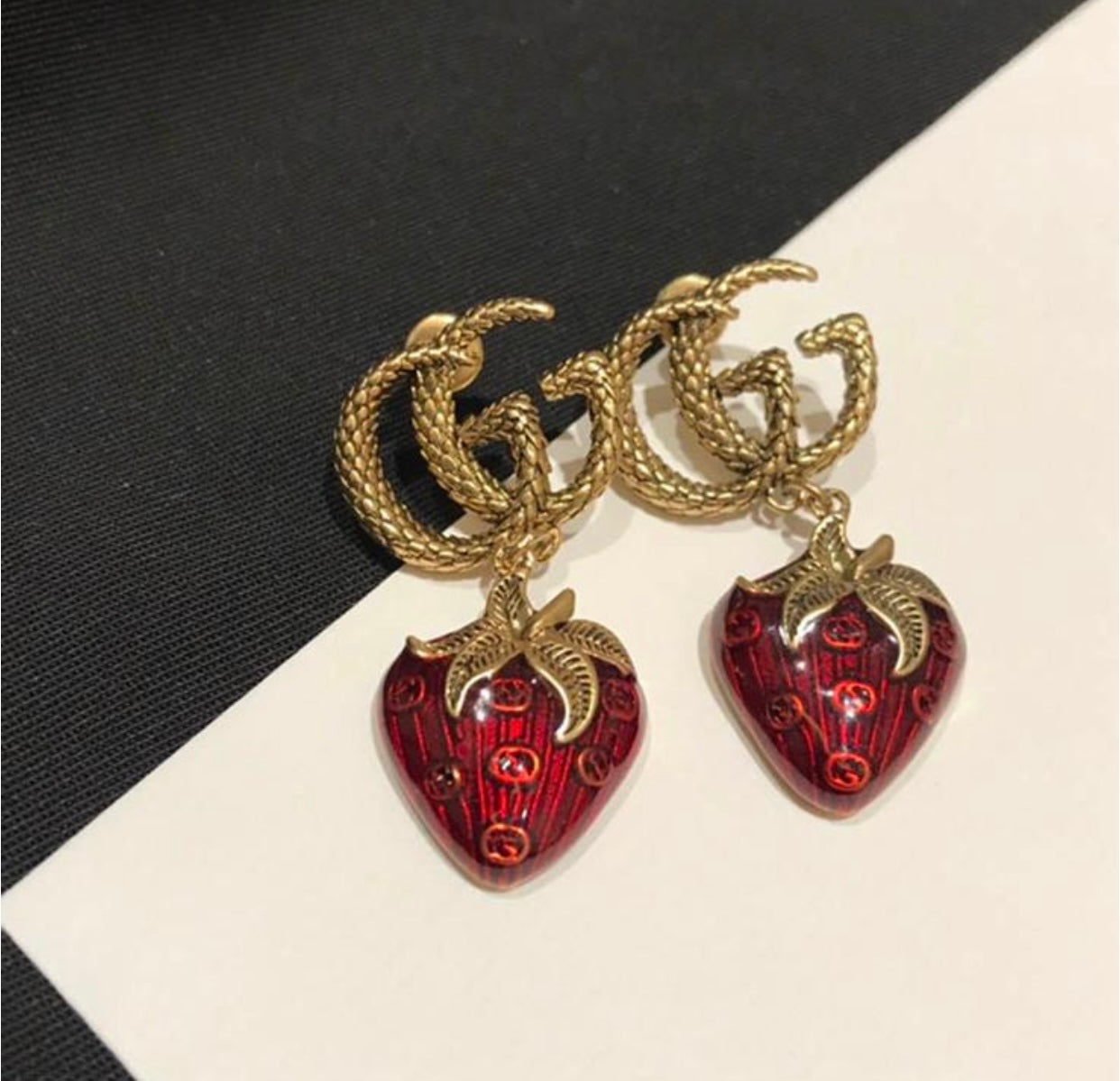 Gia Strawberry Earring Set