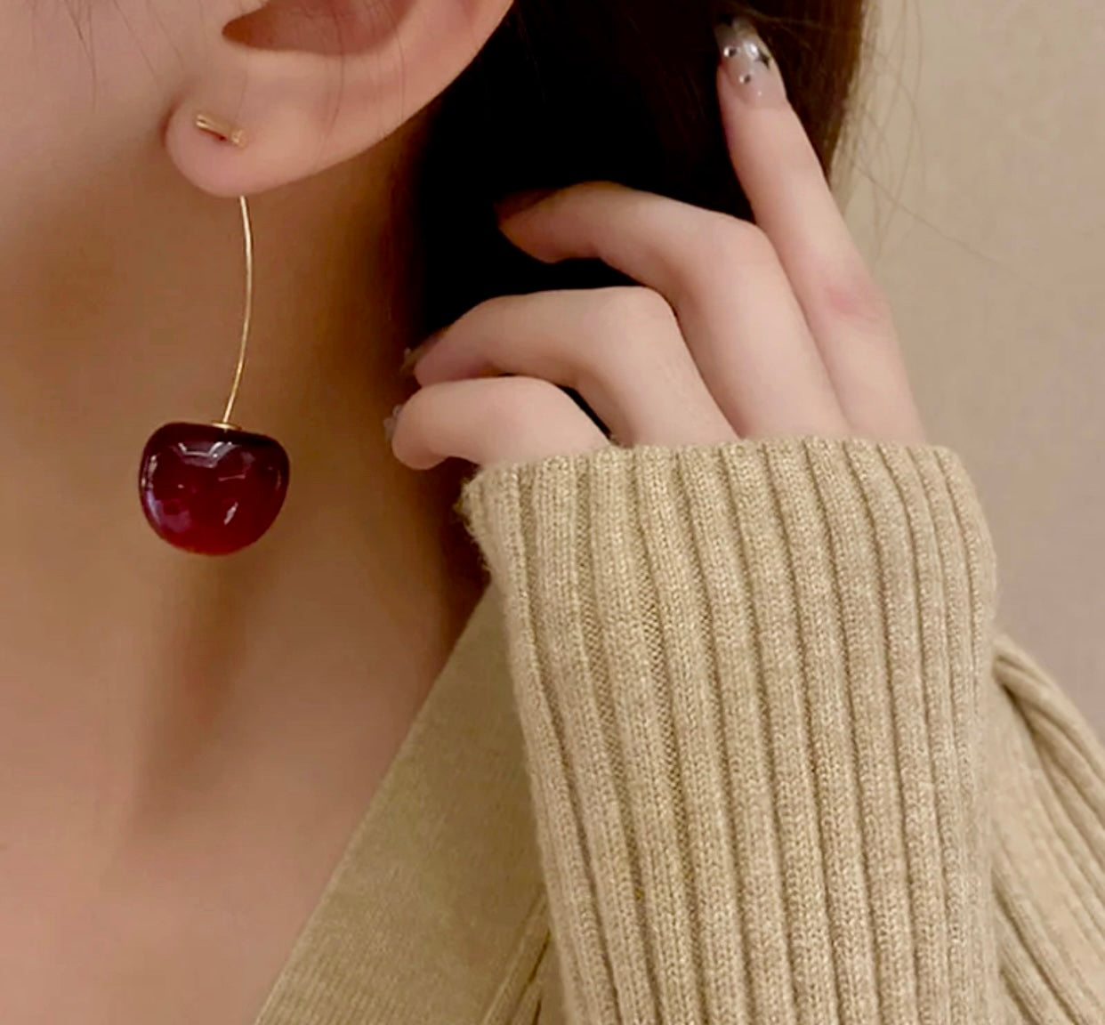 Saweetie Cherry Earrings