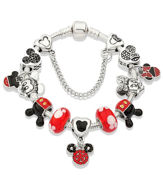 Minnie/Mickey Charm Bracelet